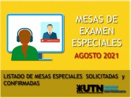 Listado de Mesas Especiales AGOSTO solicitadas y confirmadas